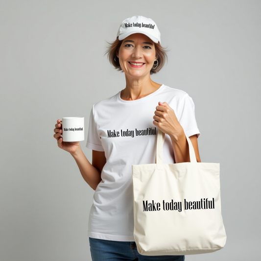 Make today beautiful Unisex garment-dyed heavyweight t-shirt