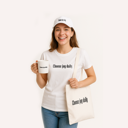 Choose joy daily Unisex garment-dyed heavyweight t-shirt