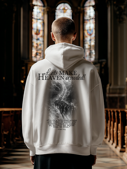 Lets make Heaven crowded Oversized heavyweight hoodie