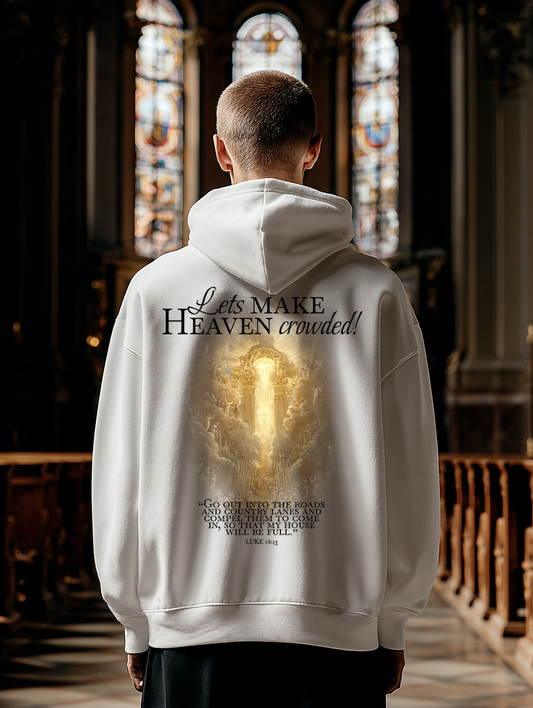 Lets make Heaven crowded Oversized heavyweight hoodie
